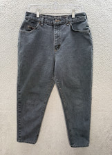 Vintage Denim Riders Jeans Womens 14 Petite Gray Denim Western Made In USA 90s