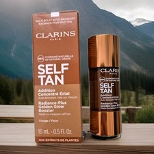 Clarins Self Tan Radiance Plus Golden Glow Booster for Face 15ml **Boxed**
