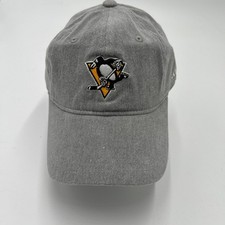 Adidas Pittsburgh Penguins NHL Gray Cotton Adjustable Dad Hat Sample