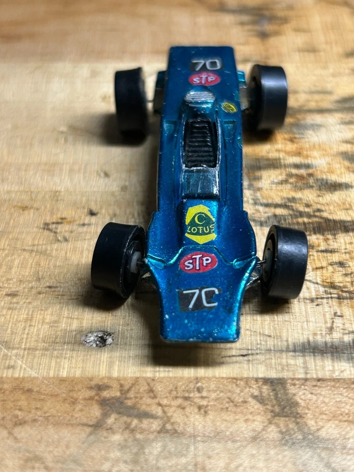 Hot Wheels Aqua Blue Lotus Turbine Car Red Line Foto 4 de 4