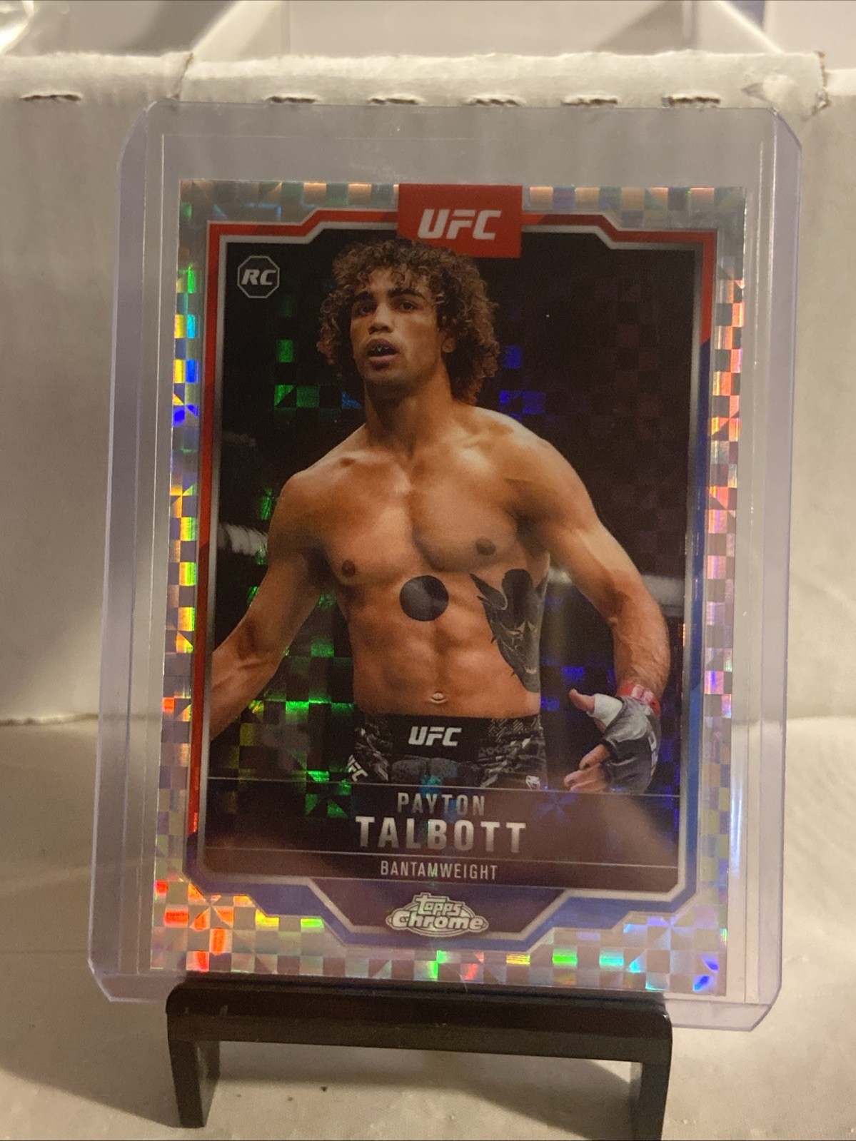 Payton Talbott 2025 Topps Chrome UFC Rookie X-Fractor  #141 (RC)