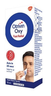 9 x Otrivin Erwachsene Nasenspray Tropfen 10 ml Linderung von verstopfter Nas...