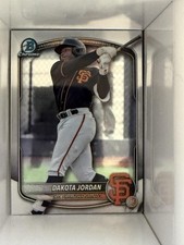 2025 Bowman Draft #BDC-139 Dakota Jordan Chrome Refractor