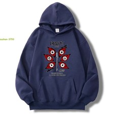 Anime Demon Slayer: Kimetsu no Yaiba Kokushibo Cosplay Hooded Sweatshirt Jacket