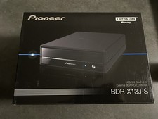 Pioneer BDR-X13J-S External Blu-ray Drive USB 3.2 BDXL UHD 4K BD/DVD/CD Writer