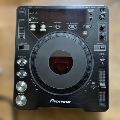 Pioneer CDJ-1000 DJ CD Player Turntable Style Deck Tested w/ Cable from Japan