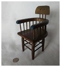 Antique Primitive, Folk Art, Miniature Windsor Chair — photo 7