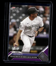 Coco Montes - 2023 MLB Topps Now #427 Purple 22/25 Parallel Colorado Rockies