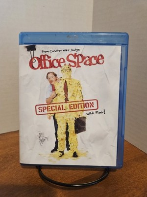 Office Space (Blu-ray, 1999) Special Edition with Flair! Clean Disc, Tested