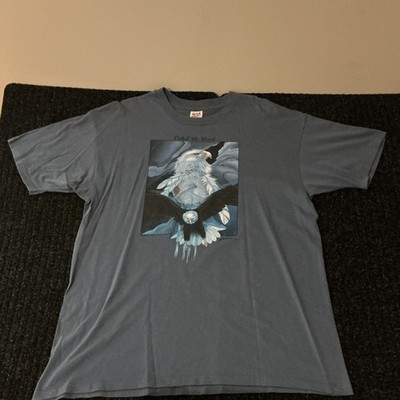 Single Stitch T-shirt Anvil Nature Animal Hawk Dream Catcher  XXL Made In USA