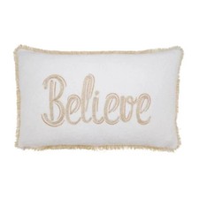 Saro Lifestyle 8241.I1220BP Believe Poly Filled Throw Pillow - Ivory