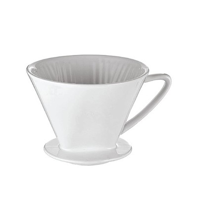 C104943 Porcelain Coffee Filter/holder Pourover 4/medium White