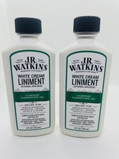 2Pack-J.R. Watkins White Cream Liniment - 11 Oz Bottle READ 