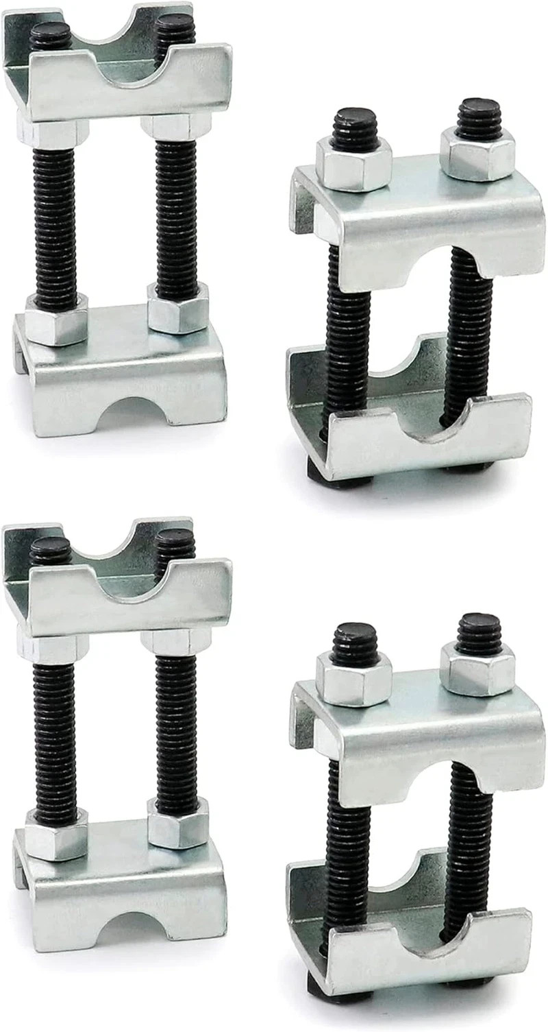 QWORK 2-Way Adjustable Spring Spacer, Spreads or Compresses Coil Springs, 4 Pack