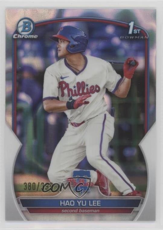 2023 Bowman Chrome Prospects Lava Refractor /399 Hao-Yu Lee Hao Yu #BCP-52 01wt