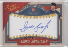 2019 Panini Leather & Lumber 8/10 Stephen Gonsalves #110 Auto hg6