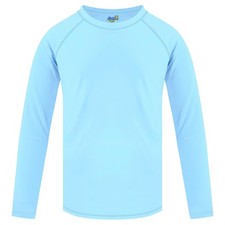 Boys Swim Shirt Rash Guard Long Sleeve for Kids Toddler Rashguard Water Swimwear