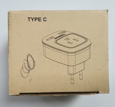 TESSAN Type C Power Plug Adapter 2 Pack for US Travel to Europe, Asia