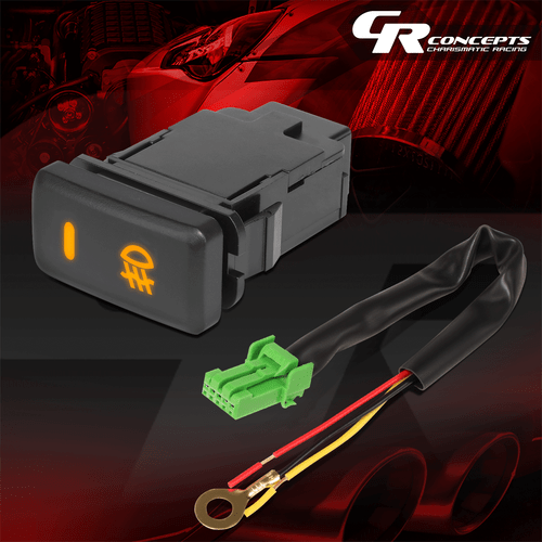 DASH MOUNTED FOG LIGHT CONTROL SWITCH+WIRING HARNESS FOR 2005-2022 TACOMA TUNDRA - Picture 1 of 6