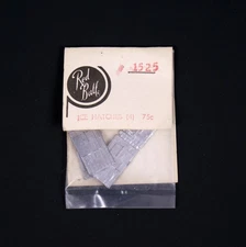 Red Ball HO Scale Detail Part 1525, Ice Hatches, Cast Metal, 4 Pack, NOS