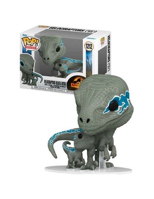 Funko POP! Jurassic World VELOCIRAPTORS (BLUE & BETA) #1212 NEW +Protector