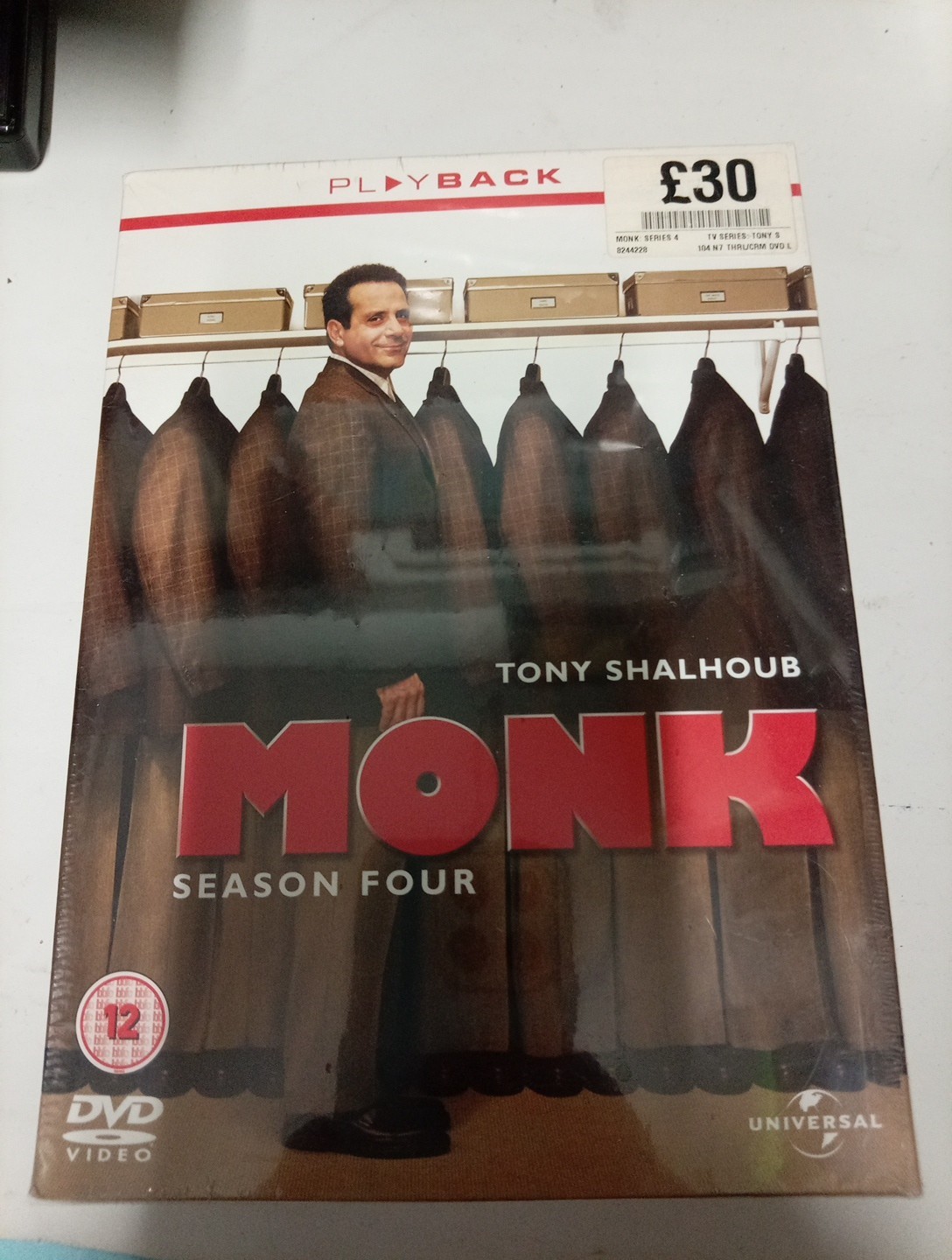 Monk Season Four DVD The Complete Fourth Season - New & Sealed