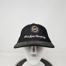 Vintage Ford Motor Company 80s 90s Embroidered Snapback Hat Made In USA