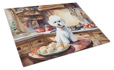 Caroline's Treasures Bichon Frise Christmas Cookies Cutting Board DAC3738LCB