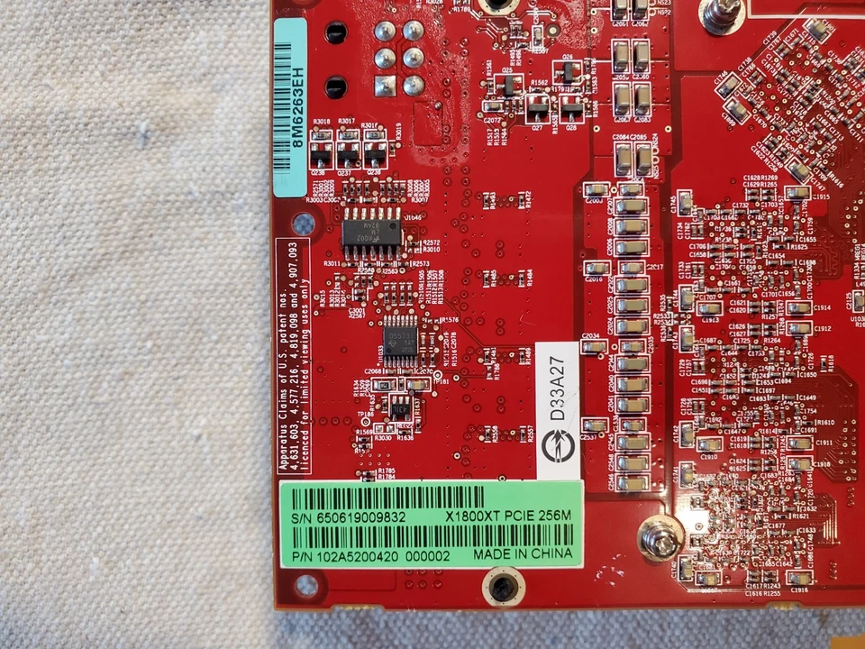 ATI Radeon X1800XT Video Graphics Card 256MB GDDR3 PCIe PCI-Express Dual DVI - Image 4 of 4