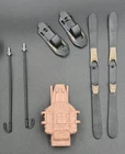 SNOW JOB - Ski Backpack Set - GIJOE CLASSIFIED SERIES 67 6" Scale 1/12 Shoes