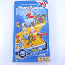 RARE Pound Puppies and the Legend of Big Paw The Movie VHS 1988 FHE