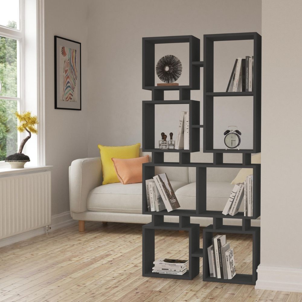 Libreria bifacciale Rail antracite 79x166,5 - Immagine 2