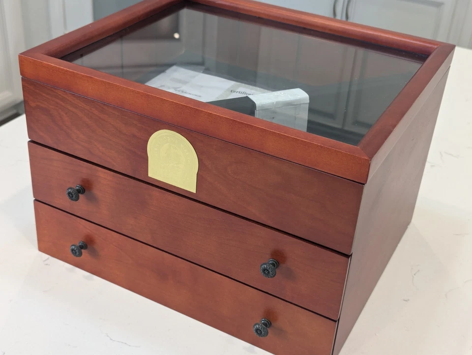 Bradford Hawthorne Village Masterpiece Railways HO Train Wood Display Box NEW - Image 4 of 4