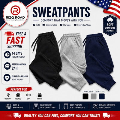 Men's Casual Pants Autumn Winter Fleece Sweatpants Men Running Jogger Sports