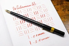 Vintage Waterman's 12 Fountain Pen, 14k Gold IDEAL Flex Nib, Restored. BCHR.
