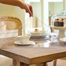 Heavy Duty Clear Table Cover Protector 42x16", 2.0mm Thick, Waterproof Heat Re