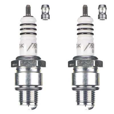 NGK Zündkerze BR8HIX Iridium 7001 2er Set (für: Italjet Dragster 50 DRG 98-03 )