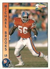 1992 Pacific Michael Brooks #397 Denver Broncos