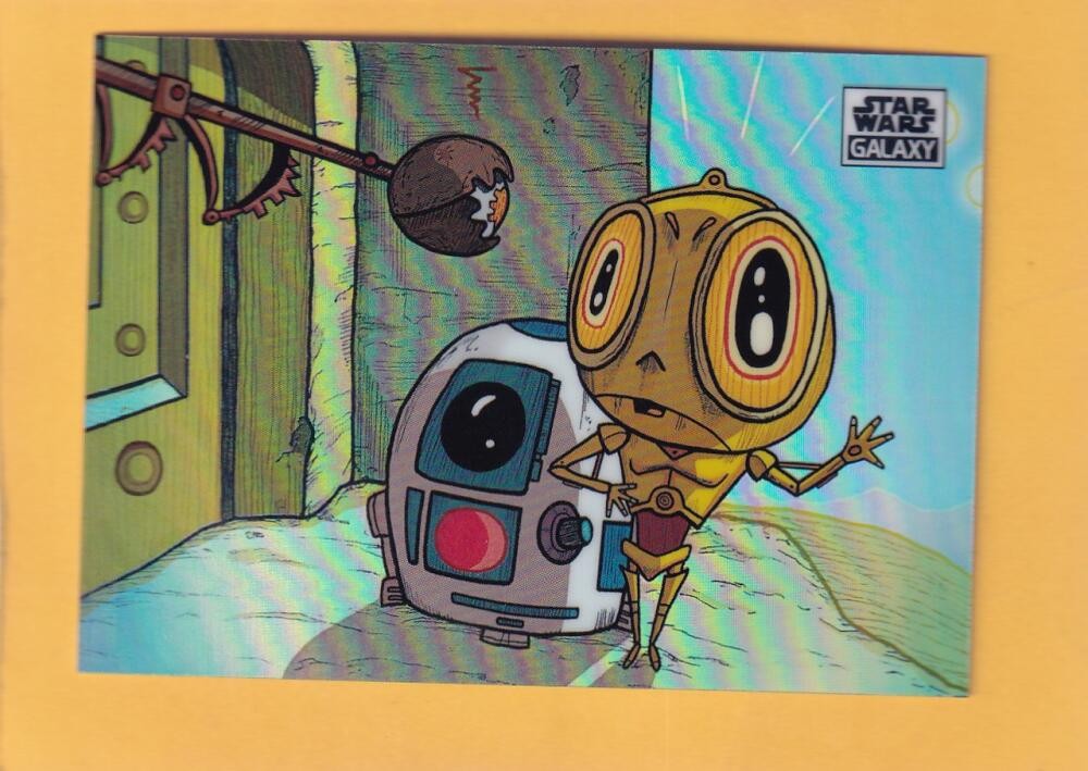 2021 Topps Chrome Star Wars Galaxy Refractor #70 We are Bearing Gifts NM-MT+