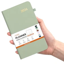  2026 Pocket Weekly Planner for Purse 3.5" x 6" - 12 Month 3.5"x6" Sage Green