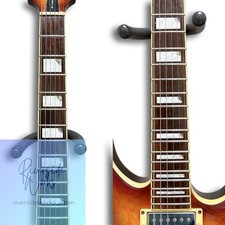 Cort M-Custom Piezo Seymour Duncan Full Hollow Quilt Top Orange Sunburst