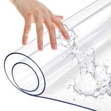 14x24 Inch Clear Table Protector, PVC Desk Mat, Waterproof Countertop Cover