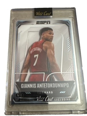 Wild Card Giannis Antetokounmpo 2026 ESPN NTC Day 8/15 ESPNNTPL-GA, HEAT 