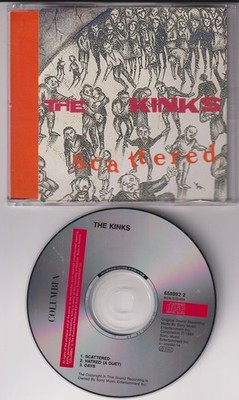 The Kinks   Scattered / Hatred (a Duet) / Days - 3 Track Maxi CD 1993  Columbia