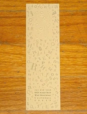 VTG BOOK SOUP BOOKSHOP BOOKSTORE BOOKMARK~SUNSET BLVD~HOLLYWOOD CALIFORNIA #1