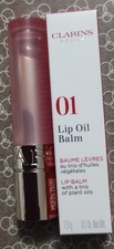 Clarins Lip  Oil  Balm 01  Pale Pink - full size New & Boxed