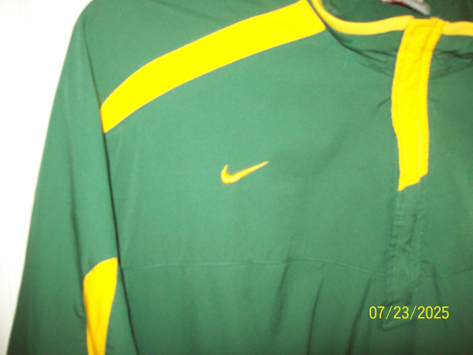 SACAI X NIKE NIKE TEAM Maglione Uomo BAYLOR UNIVERSITY 1 4 Zip TG 3XL Giacca Verde STORM (N1