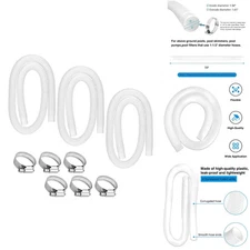 Robust 1.5" x 59" Pool Hose Set - Flexible Tubes for Intex & Coleman Pools