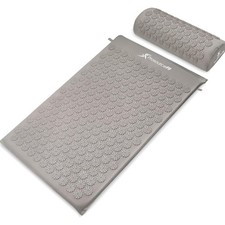 Acupressure Mat and Pillow Set for Back/Neck Pain Relief and Muscle Relaxation