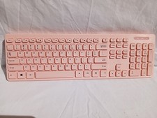 Rii PINK Wireless Keyboard with Dongle -Model RK200